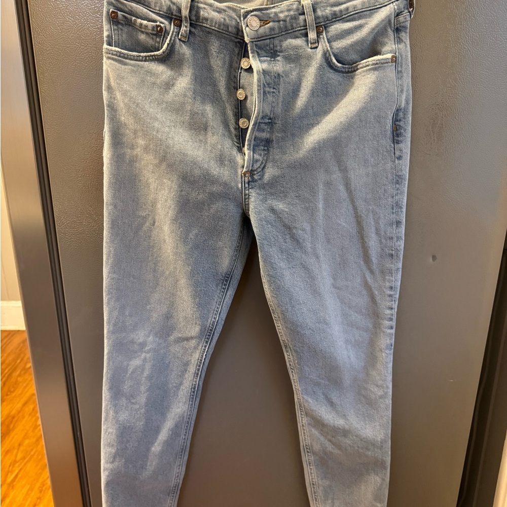 Agolde High Rise Women Jeans - Light Blue